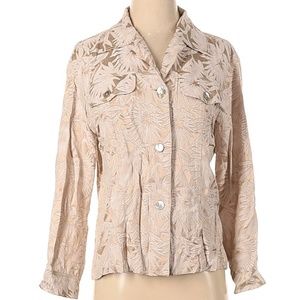 Vintage chico's silk jacket